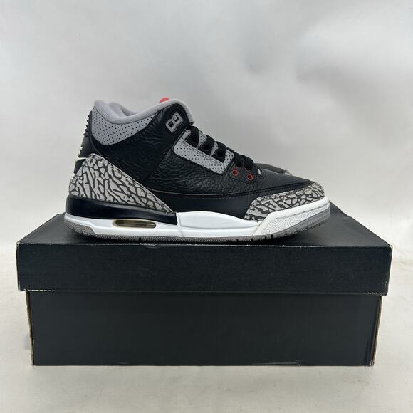 Nike Air Jordan Retro 3 BG “Black Cement” 2018 - Picture 4 of 10